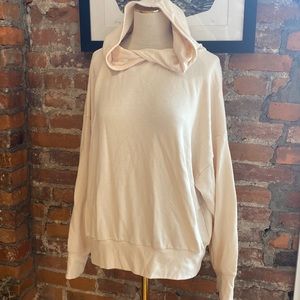 Fabletics Beige Pullover Hoodie